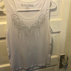 White tank top